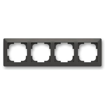 ABB 3901T-A00040 137 - Négyes keret ZONI matt fekete