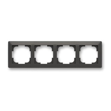 ABB 3901T-A00040 237 - Négyes keret ZONI matt fekete