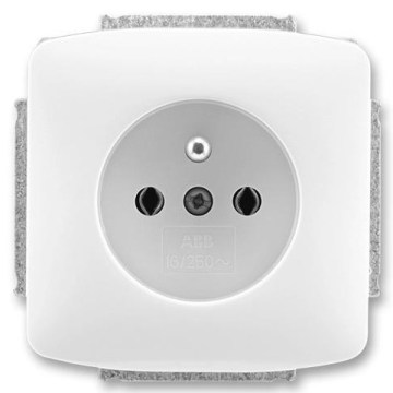 ABB 5518A-A2349 B - Keret nélküli háztartási fali aljzat TANGO 250V fehér