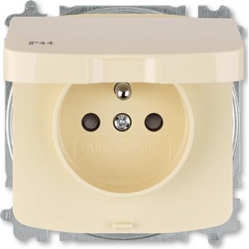 ABB 6619A-A06997 C - Keret nélküli háztartási konnektor TANGO 250V IP44 elefántcsont