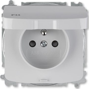 ABB 6619A-A06997 S - Háztartási konnektor keret nélkül TANGO 250V IP44 szürke