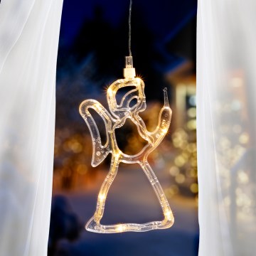 Ablakdísz 8xLED/3xAA