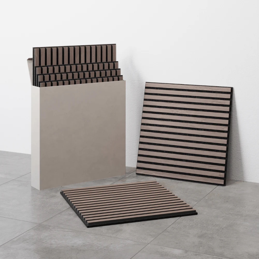 ADA 4x akusztikus burkolatpanel DANVIKEN 60x60 cm dió