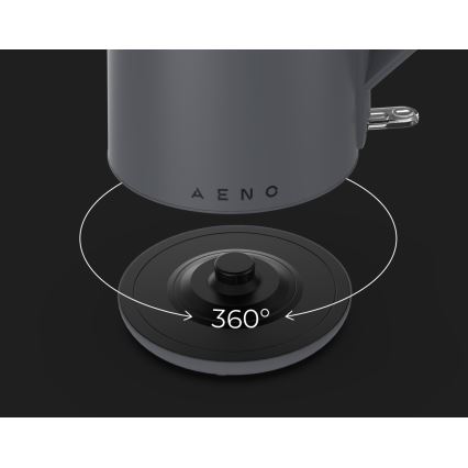AENO - Elektromos vízforraló 1,5 l 2200W/230V fekete