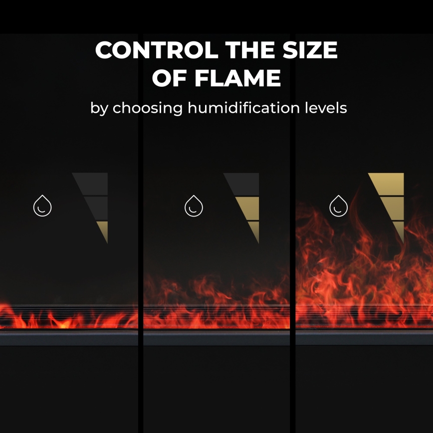 AENO - Okos elektromos hősugárzó/konvektor 1000/2000W fekete