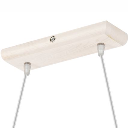 Lámpa zsinóron AIDA 2xE27/60W/230V tölgy