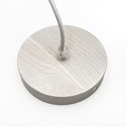 AIDA kábeles csillár 1xE27/60W/230V átm. 25 cm tölgy/fehér