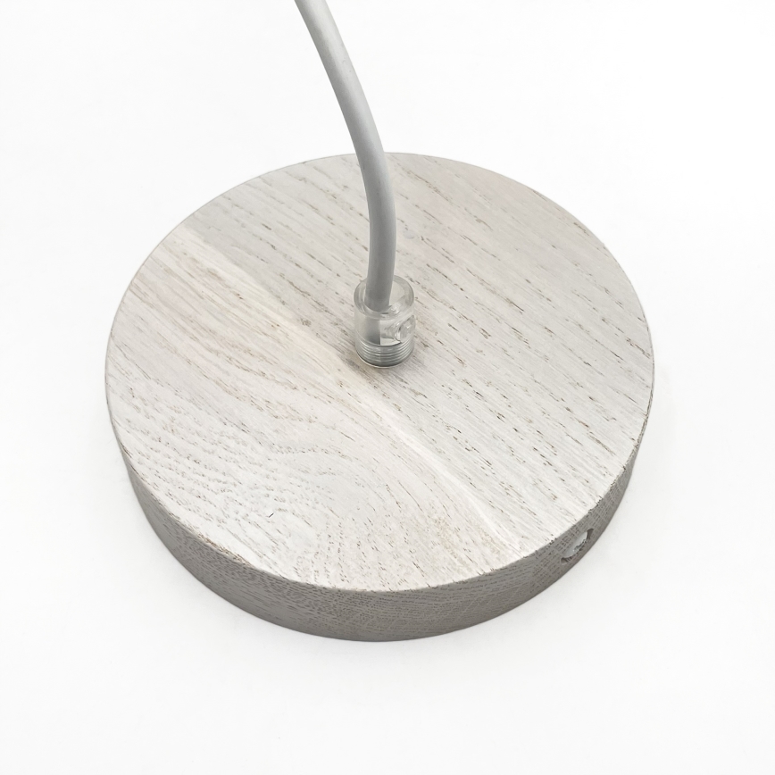 AIDA kábeles csillár 1xE27/60W/230V Ø 35 cm tölgy/fehér