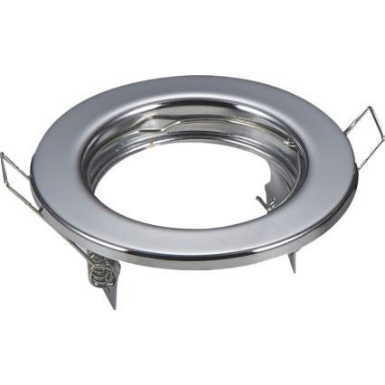 Aigostar - 2 darabos beépíthető GU10 lámpakeret, átmérő 8 cm, fényes króm