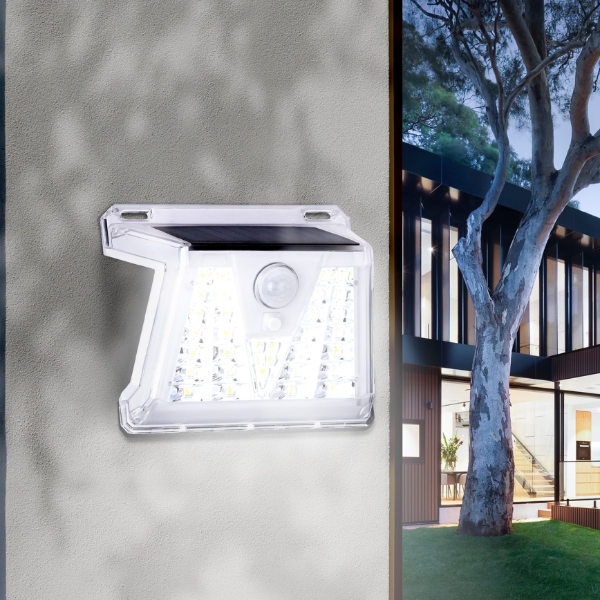 Aigostar - KÉSZLET 2x LED Kültéri napelemes lámpa érzékelővel LED/1,48W/3,7V IP65 1200 mAh