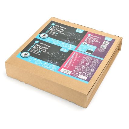 Aigostar - 3,6W/230V LED kültéri karácsonyi díszgömb, 30cm, IP44, hideg fehér