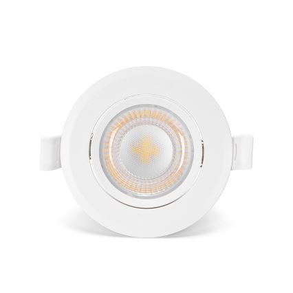 Aigostar - 3 darabos szett beépíthető LED mennyezeti lámpatest LED/5W/230V 4000K átm. 8,5 cm fehér