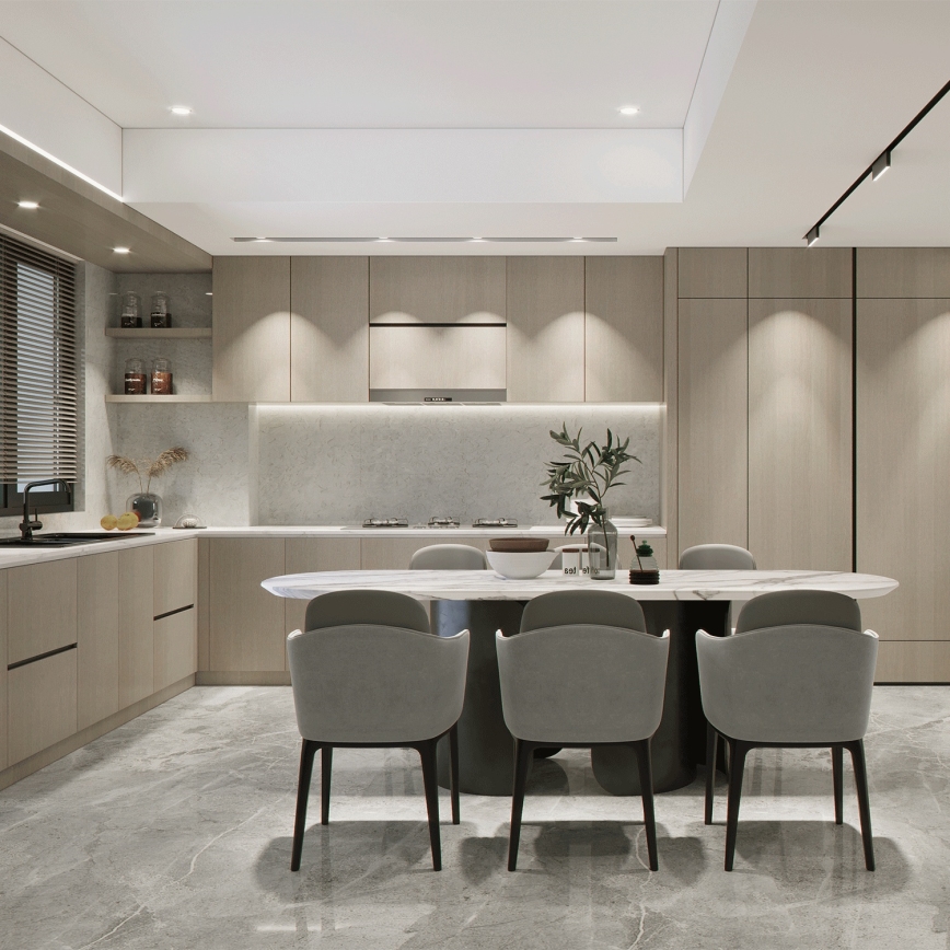 Aigostar - 3 darabos szett LED beépíthető mennyezeti lámpatest, LED/5W/230V, 6500K, átm. 8,5 cm, fehér