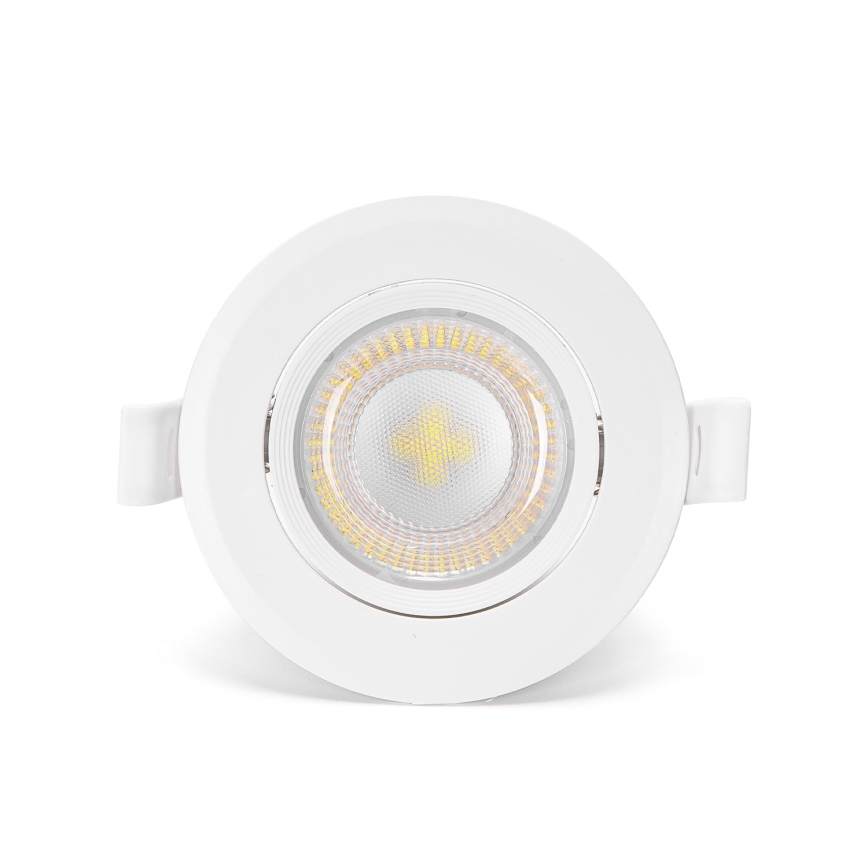 Aigostar - 3 darabos szett LED beépíthető mennyezeti lámpatest, LED/5W/230V, 6500K, átm. 8,5 cm, fehér
