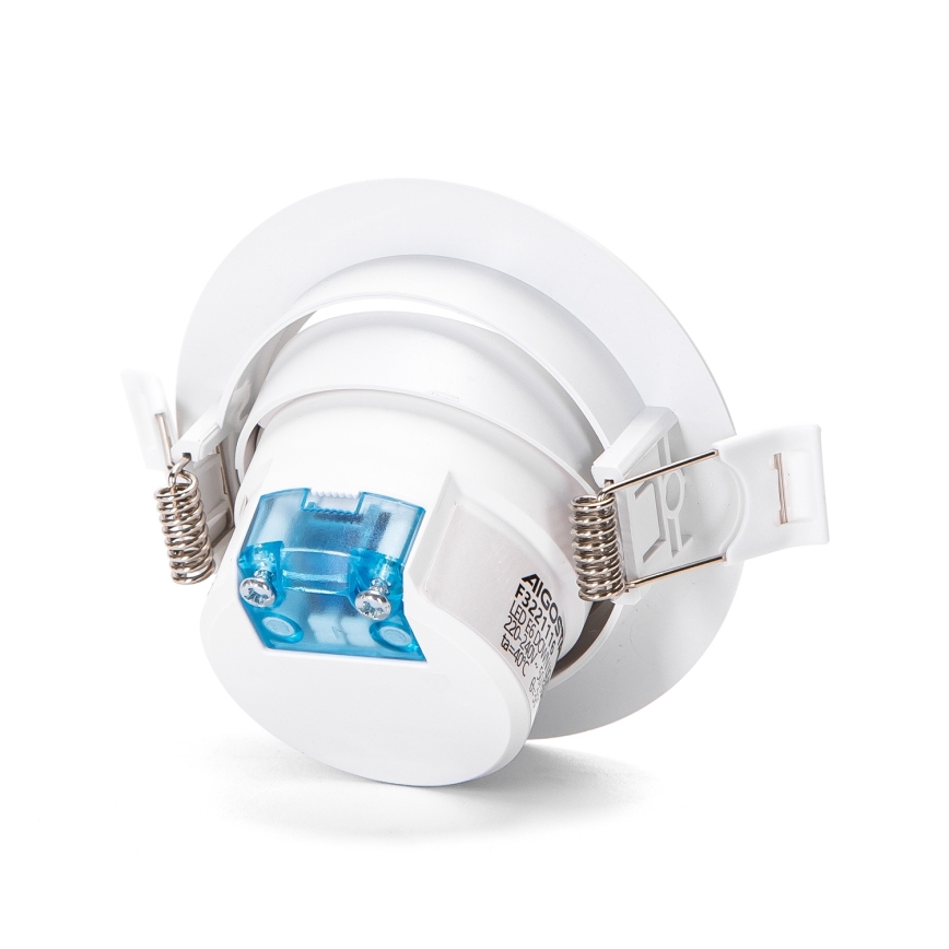 Aigostar - 3 darabos szett LED beépíthető mennyezeti lámpatest, LED/5W/230V, 6500K, átm. 8,5 cm, fehér
