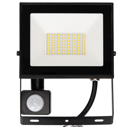 Aigostar - 30W LED reflektor érzékelővel, 230V, 6500K, IP65