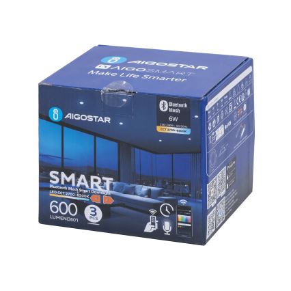 Aigostar - 3 darabos készlet dimmelhető beépíthető LED lámpa MESH LED/6W/230V 2700K-6500K átmérő 11,5 cm