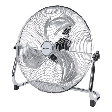 Aigostar - Álló ventilátor 100 W/230 V, átmérő 54 cm, fényes króm