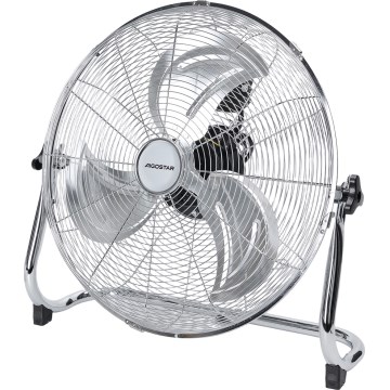 Aigostar - Álló ventilátor 100 W / 230 V, Ø 54 cm, fényes króm
