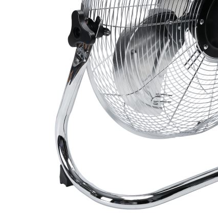 Aigostar - Álló ventilátor 100 W / 230 V, Ø 54 cm, fényes króm