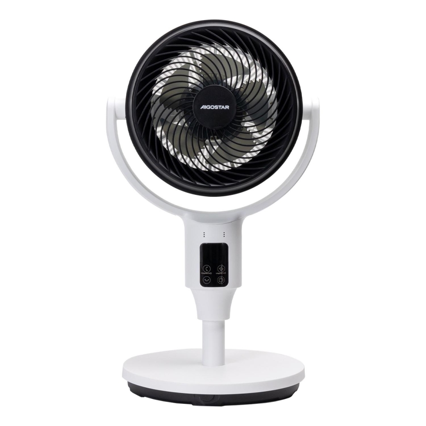 Aigostar - Álló ventilátor 24W/230V 108 cm fehér