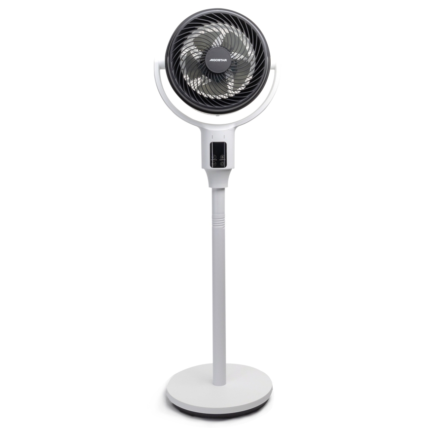 Aigostar - Álló ventilátor 24W/230V 108 cm fehér