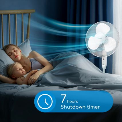 Aigostar - Álló ventilátor 40W/230V 120 cm fehér