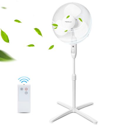 Aigostar - Álló ventilátor 40W/230V 120 cm fehér