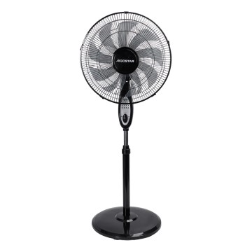 Aigostar - Álló ventilátor 60W/230V 130 cm fekete + távirányító
