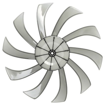 Aigostar - Állványos ventilátor 55 W/230 V, 130 cm, fekete + távirányító