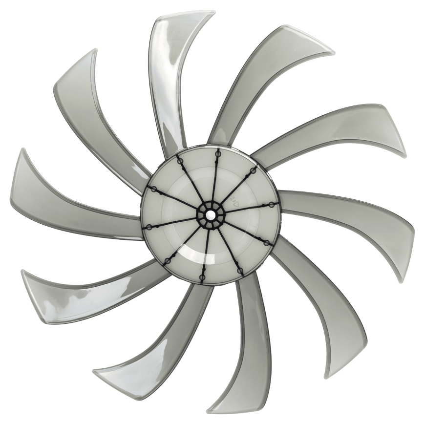 Aigostar - Állványos ventilátor 55 W/230 V, 130 cm, fekete + távirányító