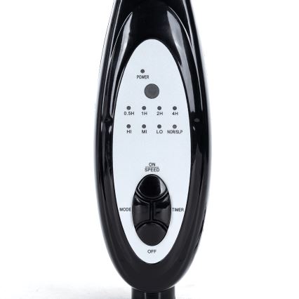Aigostar - Állványos ventilátor 55 W/230 V, 130 cm, fekete + távirányító