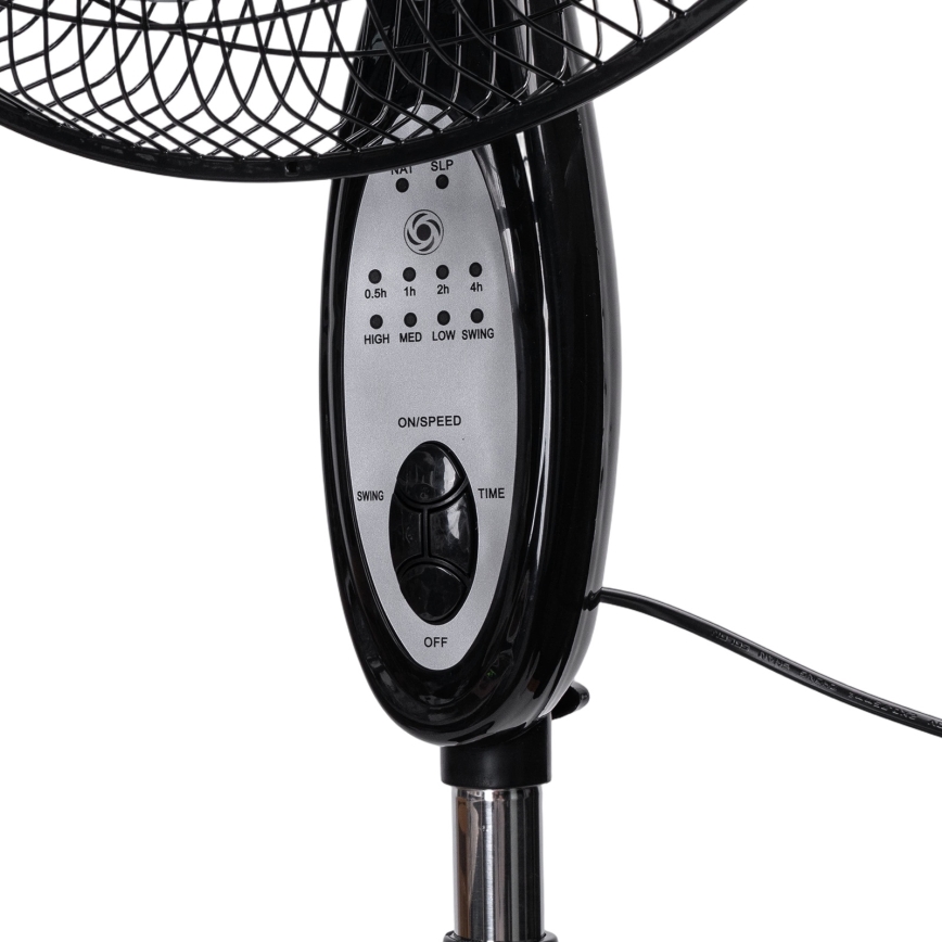 Aigostar - Álló ventilátor 60W/230V 130 cm fekete + távirányító