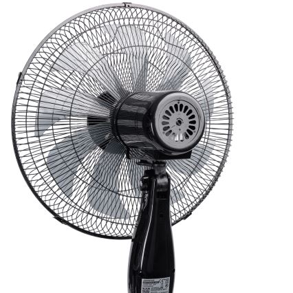 Aigostar - Álló ventilátor 60W/230V 130 cm fekete + távirányító