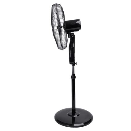Aigostar - Álló ventilátor 60W/230V 130 cm fekete + távirányító