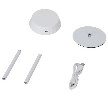 Aigostar - AMBIENT LED fényerőszabályozható asztali lámpa LED/2,4W/5V 3000-6500K fehér
