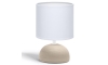 Aigostar - Asztali lámpa 1xE14/40W/230V barna/fehér
