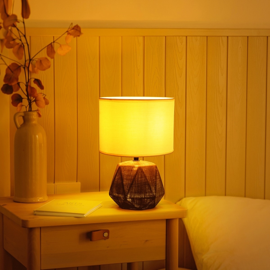 Aigostar - Asztali lámpa 1xE14/40W/230V szürke