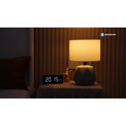 Aigostar - Asztali lámpa 1xE14/40W/230V szürke