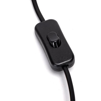 Aigostar - Asztali lámpa 1xE27/60W/230V fekete