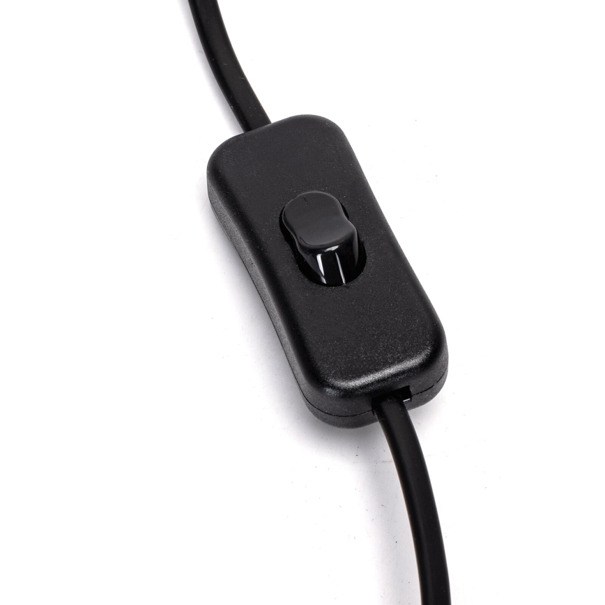 Aigostar - Asztali lámpa 1xE27/60W/230V fekete