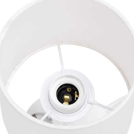 Aigostar - Asztali lámpa aljzatokkal 1xE27/60W/230V fehér