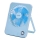 Aigostar - Asztali újratölthető ventilátor 5W/5V 3600mAh USB kék