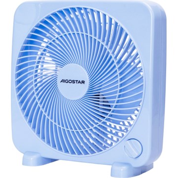Aigostar - Asztali ventilátor 30W/230V kék
