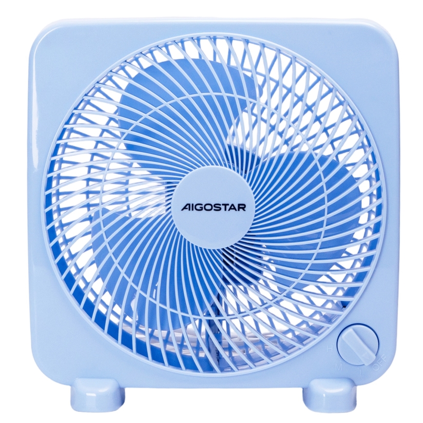 Aigostar - Asztali ventilátor 30W/230V kék