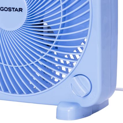 Aigostar - Asztali ventilátor 30W/230V kék
