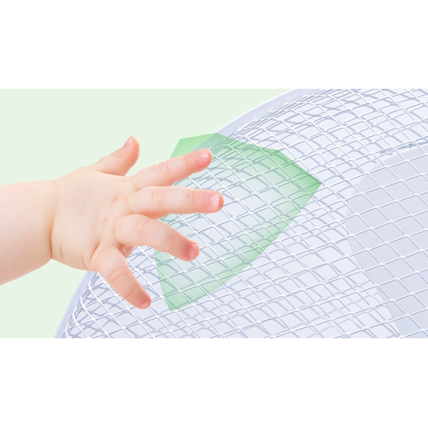 Aigostar - Asztali ventilátor 45W/230V 34 cm fehér