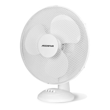 Aigostar - Asztali ventilátor 50W/230V fehér
