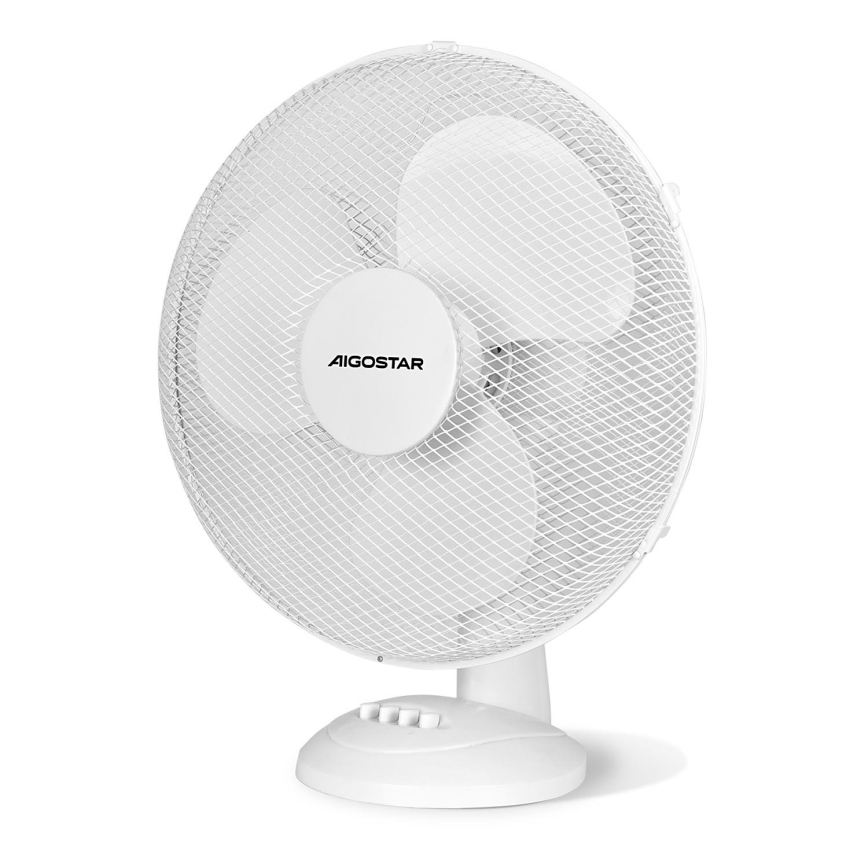 Aigostar - Asztali ventilátor 50W/230V fehér