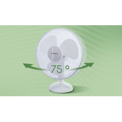 Aigostar - Asztali ventilátor 50W/230V fehér